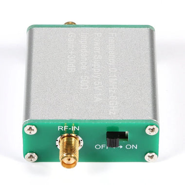 0.01-6GHz Low Noise Amplifier 35dB Gain RF Signal Amplifier SMA Female Type-C Charging Optional Battery For Wireless Communication Radar Transceivers