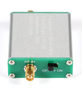 0.01-6GHz Low Noise Amplifier 35dB Gain RF Signal Amplifier SMA Female Type-C Charging Optional Battery For Wireless Communication Radar Transceivers