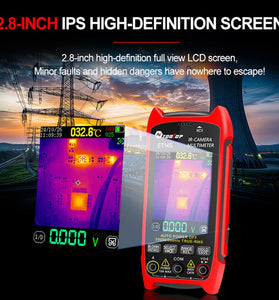 TOOLTOP ET14S/ET14SPRO Thermal Imaging Multimeter & PCB Circuit Board Tester ISR 240x240 -20C to +550C 25HZ 1000V DC 750V AC 10A Resistance Measurement