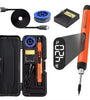 Wireless USB Soldering Iron 8W Adjustable Temperature 300-450C Type-C Charging High-Capacity Battery Quick Heating Portable Soldering Tool with Accessories