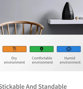 2Pcs Xiaomi DUKA Atuman TH1 Temperature Humidity Meter LCD Digital Thermometer Hygrometer Sensor Gauge Weather Station Clock Home Indoor Use