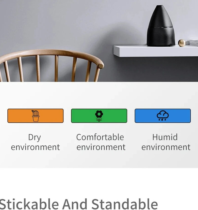 2Pcs Xiaomi DUKA Atuman TH1 Temperature Humidity Meter LCD Digital Thermometer Hygrometer Sensor Gauge Weather Station Clock Home Indoor Use