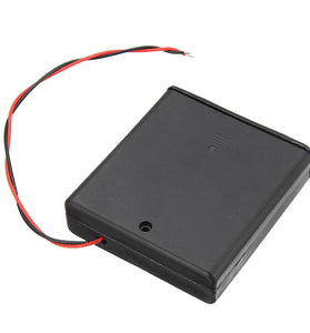 4 Slots AA Battery Box Battery Holder Board with Switch for 4xAA Batteries DIY kit Case