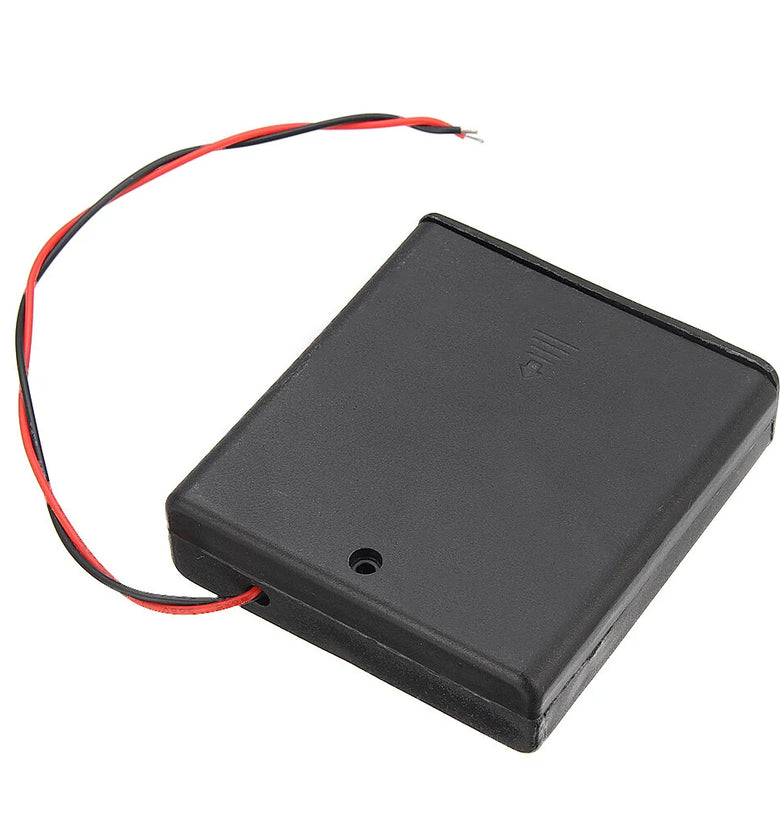 4 Slots AA Battery Box Battery Holder Board with Switch for 4xAA Batteries DIY kit Case