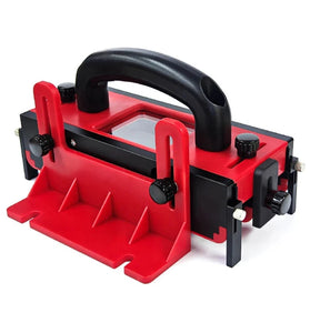 Router Table Push Block ABS Material Adjustable Design Non Slip Strips Transparent Window Safe Cutting Woodworking Tool for Band Saw Jointer Table Saw
