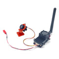 EWRF 5.8G 2000mW 48CH FPV Wireless Transmitter VTX Range Over 20Km with 1.4mm CMOS 700TVL Camera PAL/NTSC use for RC Playing Part