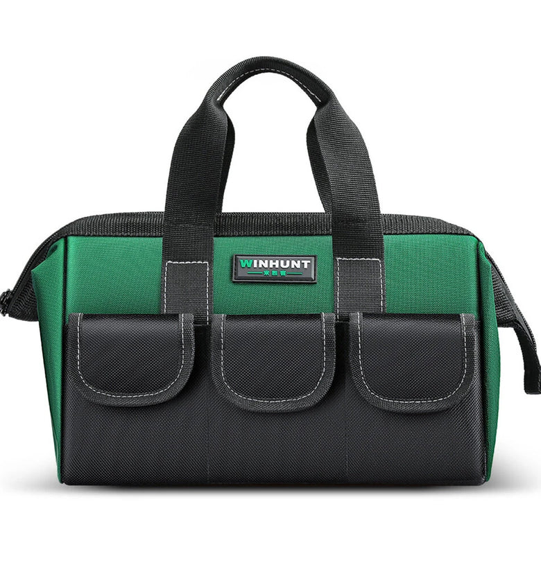 Large Capacity Handheld Tool Bag Carpentry Tools Electrician Bag Repair Wear-resistant Thickened Canvas Men's Field Use Storage Tool Bag
