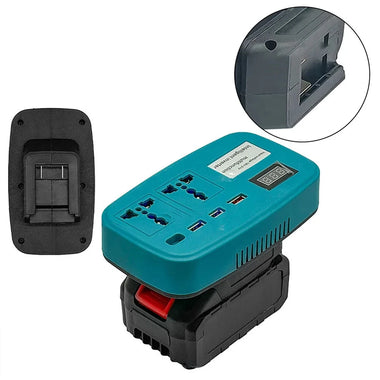 Portable Power Inverter 1100W AC 220V High Efficiency Compact Design Random Color Lightweight Camping Travel Power Solution
