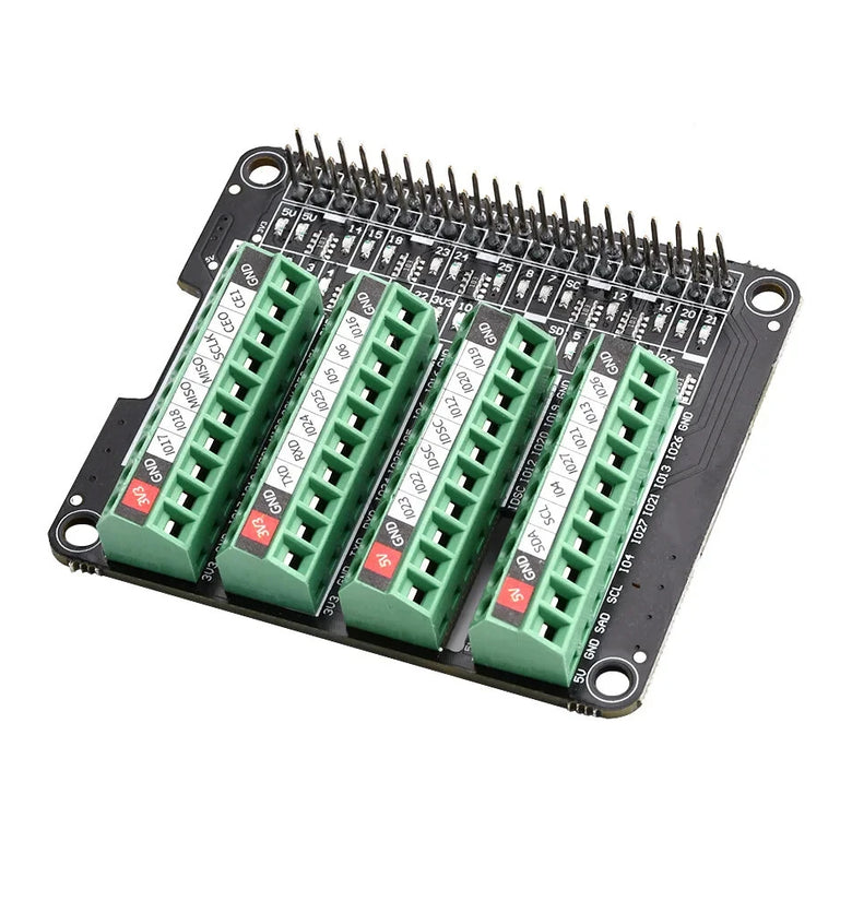 Raspberry Pi GPIO Status LED & Terminal Block Ultra-Small BreakoutBoard Module for Raspberry Pi