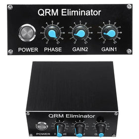 QRM Eliminator X-Fase HF Bands Second Generation 1-30 MHz Adjustable Canceller with Integrated PTT Control Aluminium Shell Use for Clear and Efficient Communication