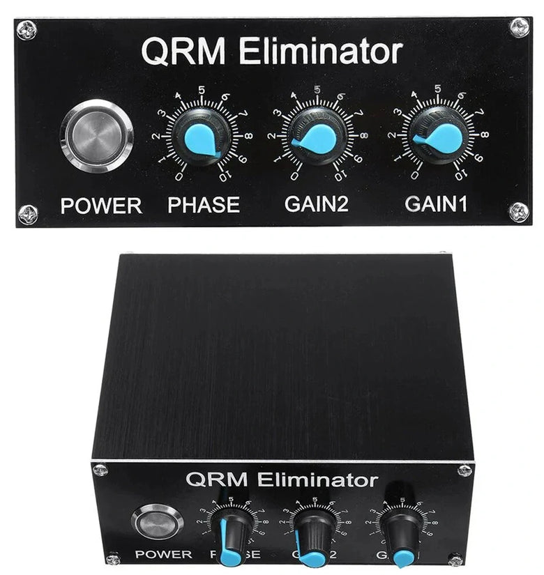 QRM Eliminator X-Fase HF Bands Second Generation 1-30 MHz Adjustable Canceller with Integrated PTT Control Aluminium Shell Use for Clear and Efficient Communication