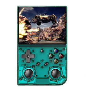 ANBERNIC RG35XX Pro 64G Linux System Handheld Game Console 3.5-inch IPS Screen Quad-core Built-in 4000+ Games Support WiFi6&BT4.2 3200mAh Battery Dual Joysticks Vibration Motors HiFi-Speakers Video Game Player Console