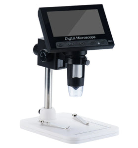 DM4-Z01B019 Digital Microscope 1000X 4.3" Display 8 LED Magnifying Loupe Camera Lens 2MP Adjustable LED Microscope For Soldering