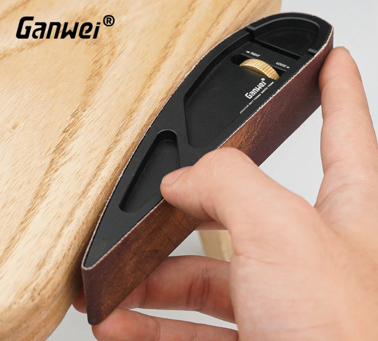 GANWEI Sandpaper Holder Adjustable Manual Curve Sanding Polishing Belt Sander Sandboard Woodworking Sander