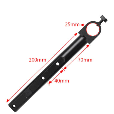 HAYEAR Microscope Accessories Set Microscope Stand Ring Adapter Monocular Lens Holder Compatible 25mm 32mm 50mm Metal Industrial Stereo Microscope Precision Focusing Adjustable Arm Display Mount