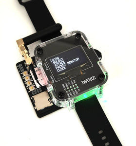 DSTIKE Deauther Watch Z ESP8266 Atmega32u4 Programmable Hacker Watch 1000mAh 80-100m Range USB-C 9-10h Work Time