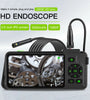 VISHRT 7.9mm Dual Lens 4.5-inch IPS Color Screen Industrial Borescope Waterproof Inspection Camera 3.5/5/10M Rigid Cable