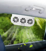 Solar-Powered Car Vent Fan 3 Head Car Exhaust Fan Electric Cooling Fan USB Charging Window Ventilator Front Rear Seat Purifiers Radiator