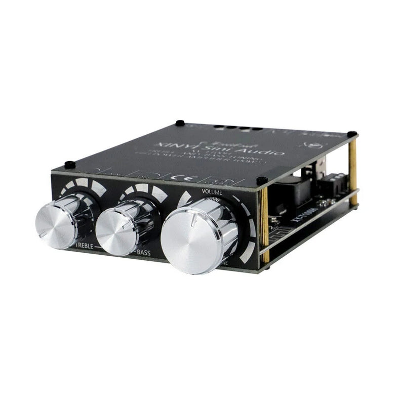 XY-T100H 100W*2 TPA3116D2 bluetooth 5.0 Power Audio Amplifier Board Home Theater Amplifiers Stereo Treble and Bass Adjustment
