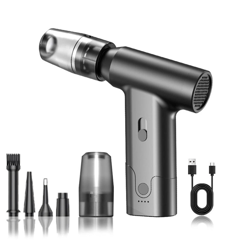 110000RPM Electric Air Duster Brushless Motor Portable Mini Stepless Speed Rechargeable Air Blower for PC Car Home Keyboard Cleaner