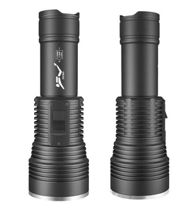 60W Cool White Dive Light Scuba Diving FlashTorch 1500 Lumens Super Bright IPX8 Waterproof Rechargeable LED Flashlights