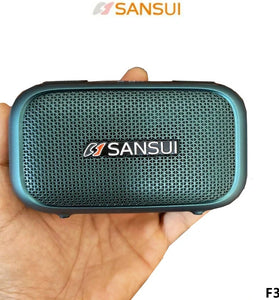 SANSUI F31 Mini bluetooth Speaker Dual 40mm Magnetic Speakers Bass Enhancement Unit RGB Light Hands-free Call Support TF Card USB Drive 3.5mm AUX Playback FM Radio Mini Wireless Speakers
