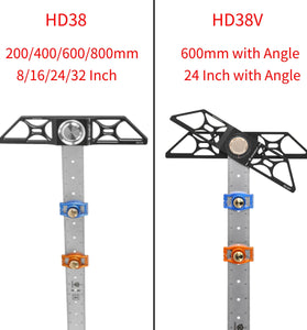HONGDUI Hooked On Wood Line Master HD38 TrueMark Ruler HD38V Adjustable TrueMark Ruler Hadfield Steel Woodworking Scriber