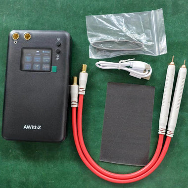 AWithZ Spot Welder Portable High Capacity 7500mAh Battery 2-inch Large LCD Screen 90 Gear Output Power Safe and Efficient with 40cm Welding Pen Ideal for DIY Battery Pack Creation Equipment Repair and Material Welding
