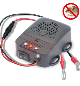 12V Car Electronic Rodent Repellent Ultrasonic Anti-Rat Mouse Repeller for Cars Non-Toxic Keep Rodents Marten Animal Away Car Electronic Mouse Repeller