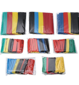 164PCS Shrinking Heat Shrink Tubing 2:1 Polyolefin Tube Sleeve Wrap Wire Set Multicolor