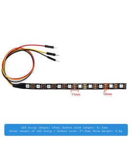 Programmable RGB LED Strip WS2812 Full Color Adjustable LED Tape 5050 SMD LED Running Light Strip