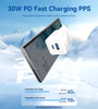 [GaN Tech] Vention FEQ 30W 2-Port USB PD Charger USB-A+USB-C PD3.0 QC3.0 PPS FCP AFC Apple2.4A Fast Charging Wall Charger Adapter EU Plug for iPhone 16 15 14 Pro Max for Samsung Galaxy Z Flip6 for Huawei Mate XT for Xiaomi MIX Fold4