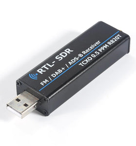 RTL SDR Receiver USB Tuner with RTL2832U+R820T2 Chipset Extensive Operating Frequency 100KHz to 1766MHz Multiple Receiver Modes High Dynamic Range Independent Antenna Inputs for Enhanced Signal Reception