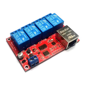 4/8 Channel 5V/12V/24V TCPIP Network Relay Switch Remote and LAN Control Home Automation Smart Devices Low Power Consumption