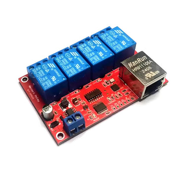 4/8 Channel 5V/12V/24V TCPIP Network Relay Switch Remote and LAN Control Home Automation Smart Devices Low Power Consumption