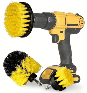 3PCS Drill Brush Set Power Scrubber Wash Cleaning Brushes Tool Kit Clean All Purpose Drill Brush For Grout Floor Tub Shower Tile Bathroom Kitchen Surface
