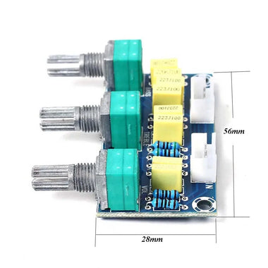 DLHiFi XH-M802 Passive Tone Board Amplifier Preamp Power Module Low High Sound Adjustment Electonic Diy Electronic PCB Board