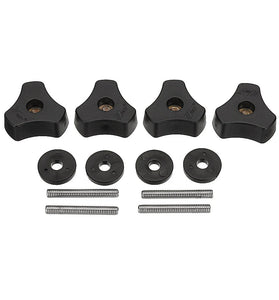 4pcs Woodworking Tool Accessory Quick Action Hold Down Clamp Handle Nut for T-Slot T-Tracks