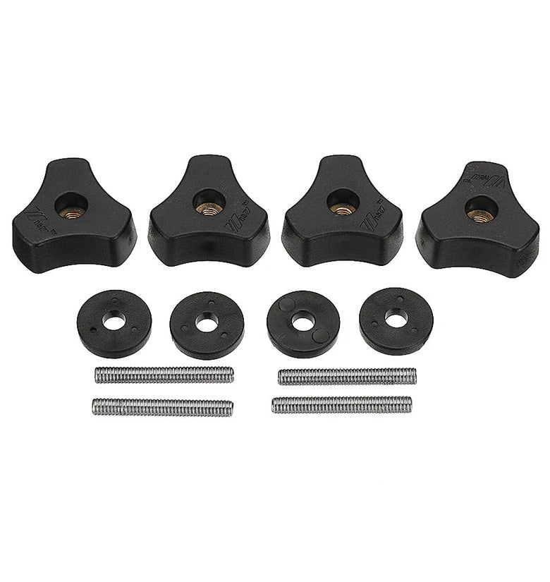4pcs Woodworking Tool Accessory Quick Action Hold Down Clamp Handle Nut for T-Slot T-Tracks