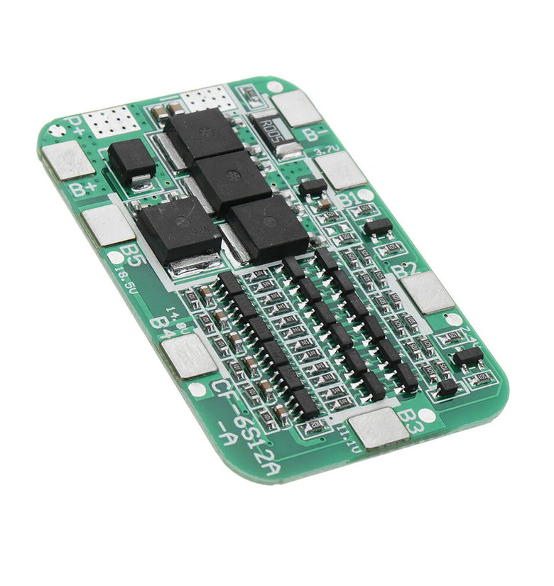 DC 24V 15A 6S PCB BMS Protection Board For Solar 18650 Li-ion Lithium Battery Module With Cell