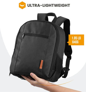 Camera Backpack Bag with Waterproof Cover Multi-Compartment Design for Camera Accessories Laptop Tripod Strap Outdoor Photography Travel