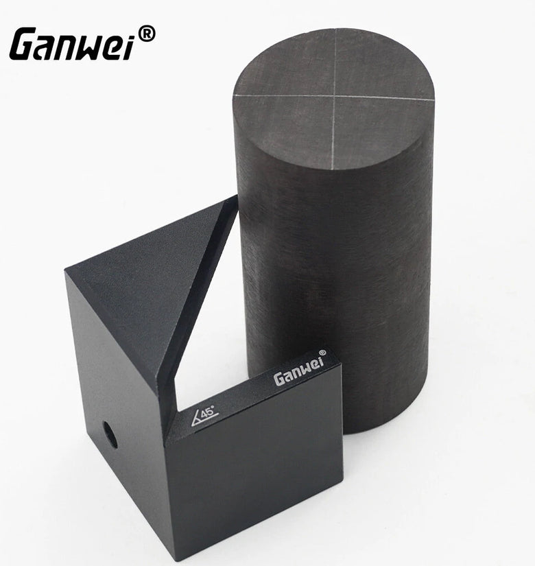 Ganwei 45 Degree Angle Centerline Marking Tool Set with Circular Centerline Marker and Beechwood Finish Perfect for Woodworking Projects and Precision Cuts