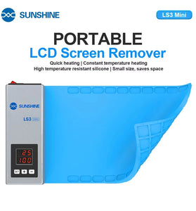 SUNSHINE LS3 Mini LCD Screen Remover 10-130 Adjustable Temperature Heating Pad for Phone Pad Tablet Screen Repair Separation Tool