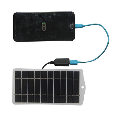 2.5W 5V Solar Panel Charger High Efficiency Monocrystalline Silicon Waterproof USB Output Portable Solar Power Bank 20.5 Conversion Rate Outdoor Essentials
