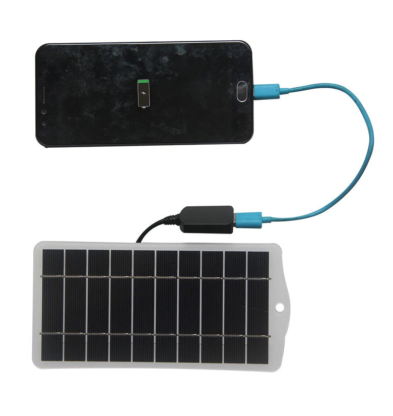 2.5W 5V Solar Panel Charger High Efficiency Monocrystalline Silicon Waterproof USB Output Portable Solar Power Bank 20.5 Conversion Rate Outdoor Essentials