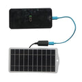 2.5W 5V Solar Panel Charger High Efficiency Monocrystalline Silicon Waterproof USB Output Portable Solar Power Bank 20.5 Conversion Rate Outdoor Essentials