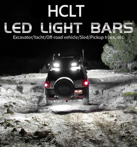 18W/36W COB Car LED Work Light Bar High Bright Waterproof For Offroad SUV Trucks Forklift Boats Headlights Driving Lamp