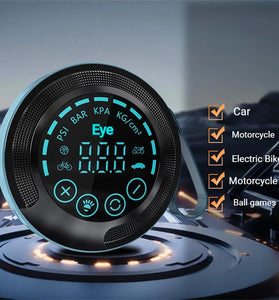 Car Wireless Smart Air Pump LED Display Multifunctional Inflator for Car Motorcycle Bicycle Ball