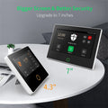 Staniot Wireless WiFi 4G Tuya Smart Security Protection Kit 7-inch Home Alarm System Built-in 115dB Louder Siren 5000mAh Battery for Home Safety Surveillance