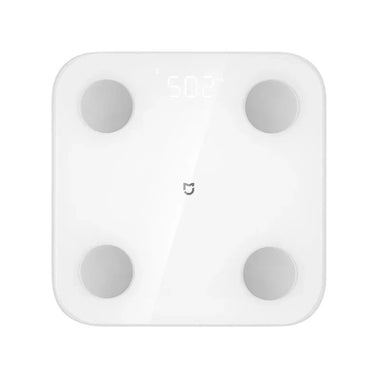 XIAOMI Mijia MJTZC01YM Body Fat Scale S400 Dual Frequency Bioelectrical Impedance 25 Health Metrics Analysis Heart Rate Monitor Multi-User Memory & Bluetooth 5.0 App Functionality
